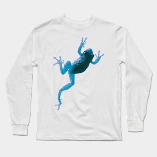 Blue Frog Climbing Long Sleeve T-Shirt